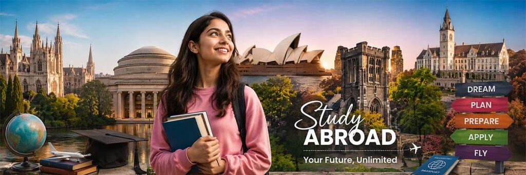Study Abroad from India Under ₹10 Lakhs